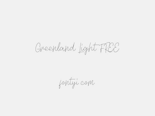 Greenland Light FREE