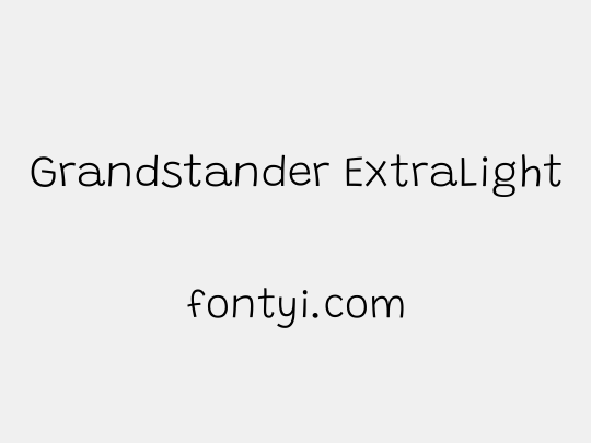 Grandstander ExtraLight