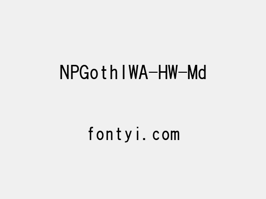 NPGothIWA-HW-Md