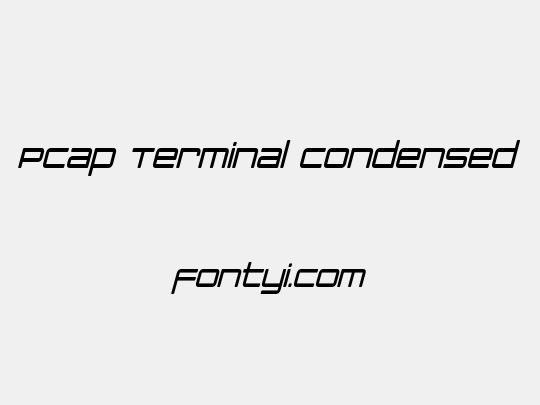 PCap Terminal Condensed