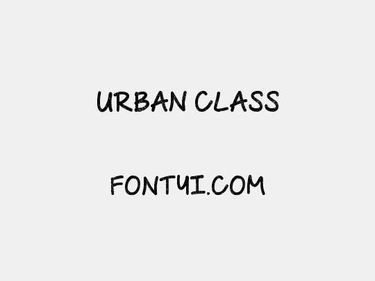Urban Class