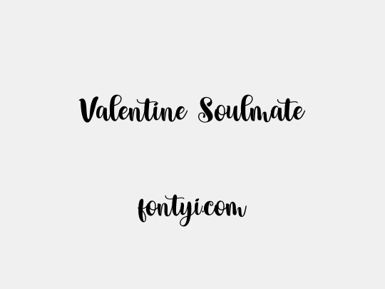 Valentine Soulmate