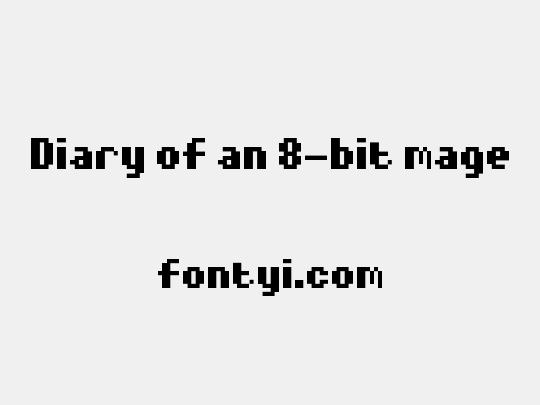 Diary of an 8-bit mage