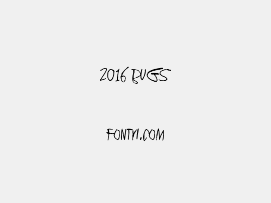 2016 Bugs