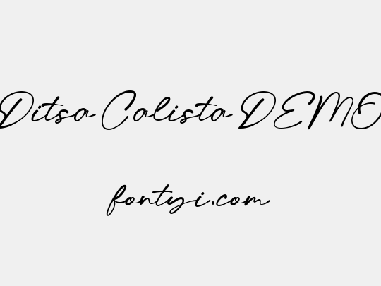 Ditsa Calista DEMO