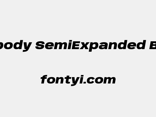 Anybody SemiExpanded Black