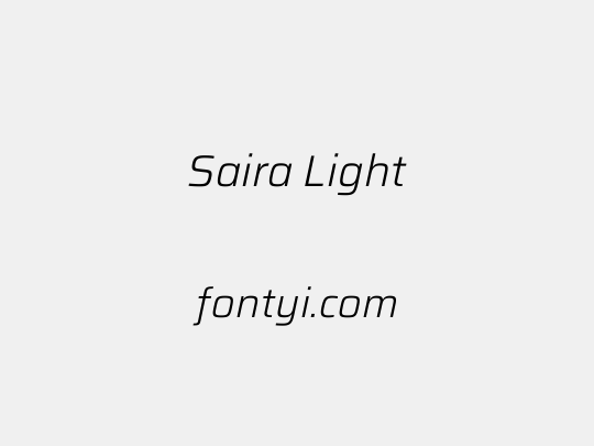 Saira Light