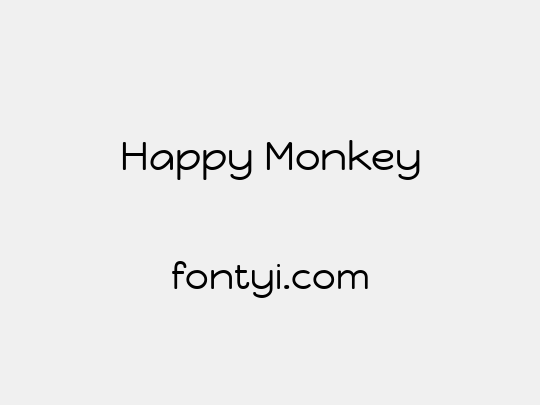 Happy Monkey