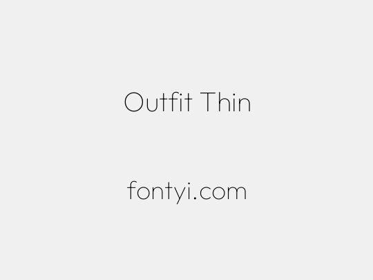 Outfit Thin