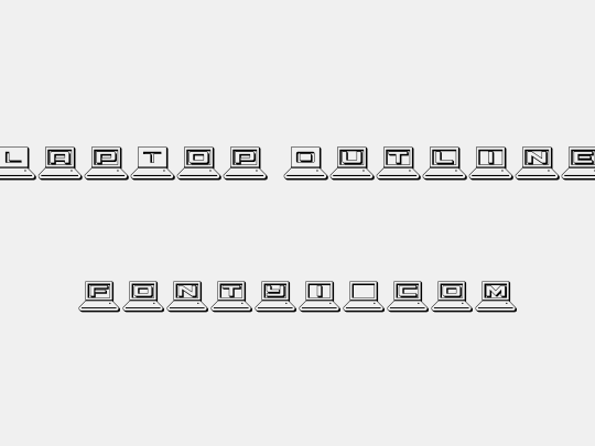 LapTop Outline