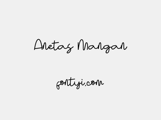 Anetas Mangan