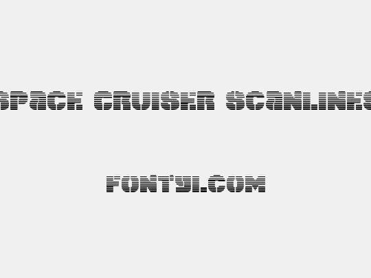 Space Cruiser Scanlines
