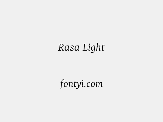 Rasa Light