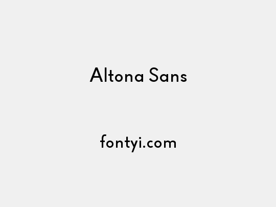 Altona Sans