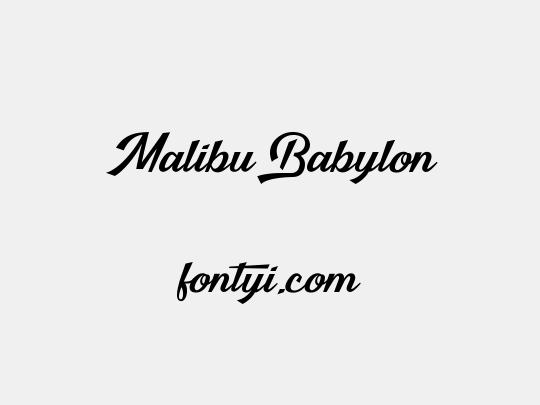Malibu Babylon