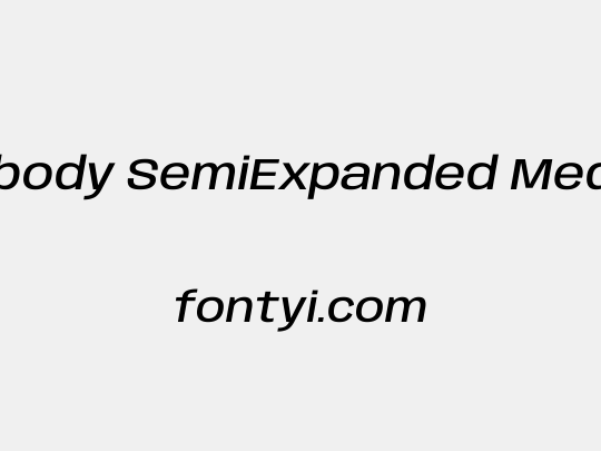 Anybody SemiExpanded Medium