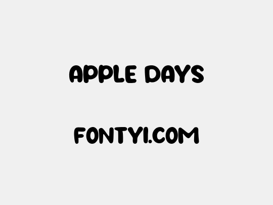 Apple Days