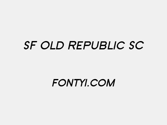 SF Old Republic SC