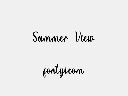 Summer  View