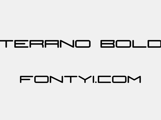 Terano Bold