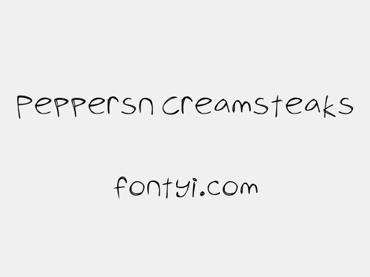 Peppersn Creamsteaks