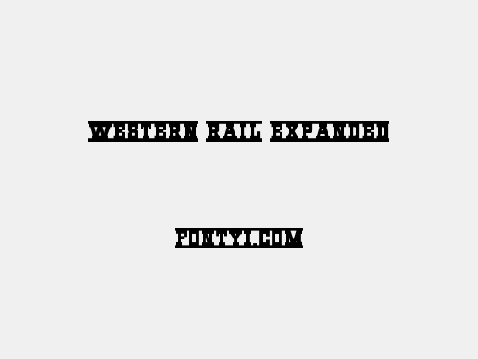 Western Rail Expanded