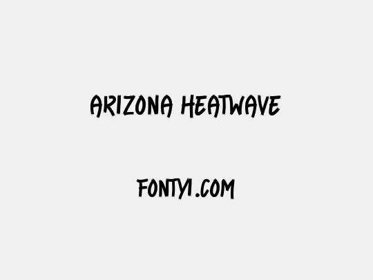 Arizona Heatwave