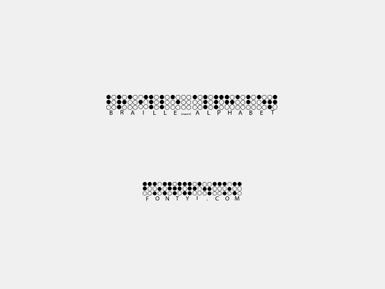 Braille Alphabet