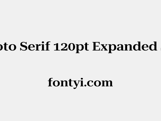 Roboto Serif 120pt Expanded SemiBold