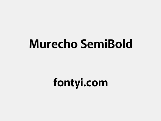 Murecho SemiBold