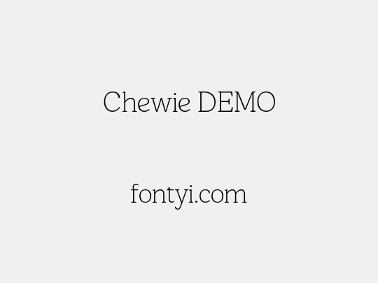 Chewie DEMO