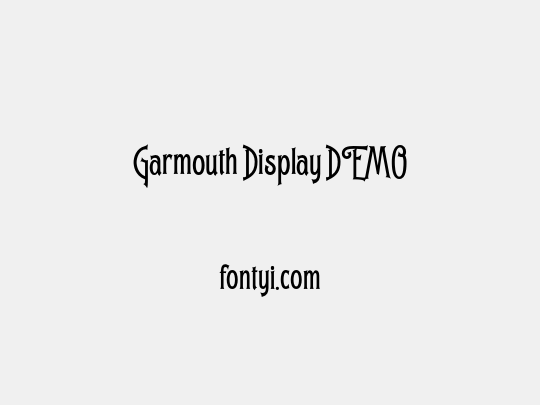 Garmouth Display DEMO