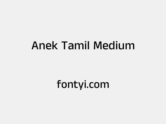 Anek Tamil Medium