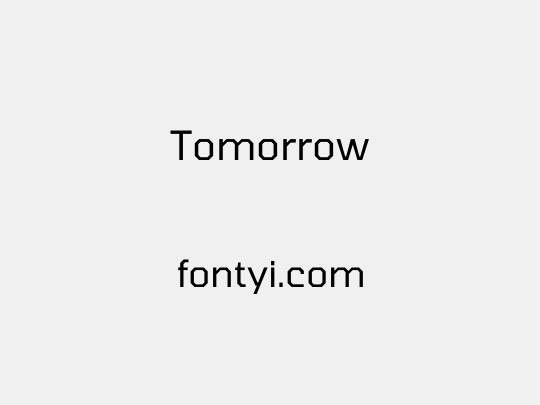 Tomorrow