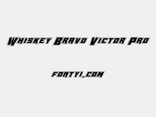 Whiskey Bravo Victor Pro