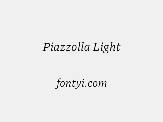 Piazzolla Light