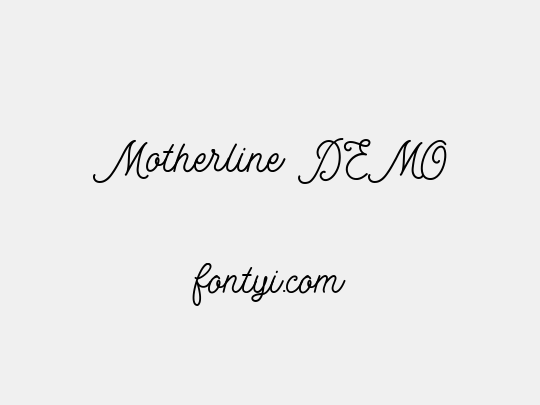 Motherline DEMO