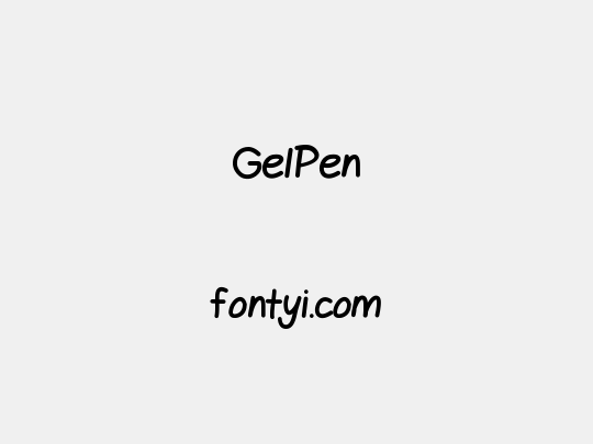 GelPen