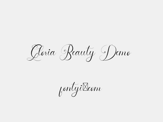 Gloria Beauty Demo