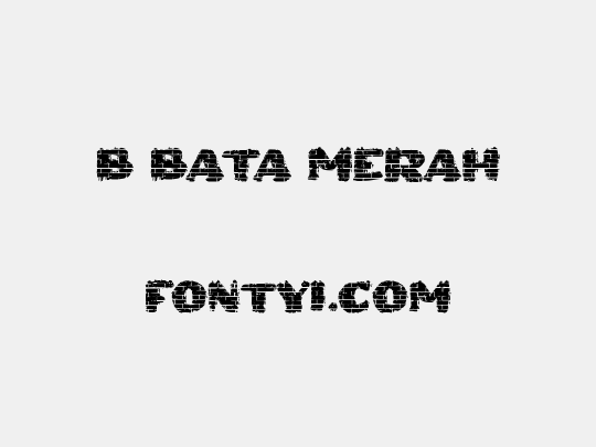 b Bata Merah