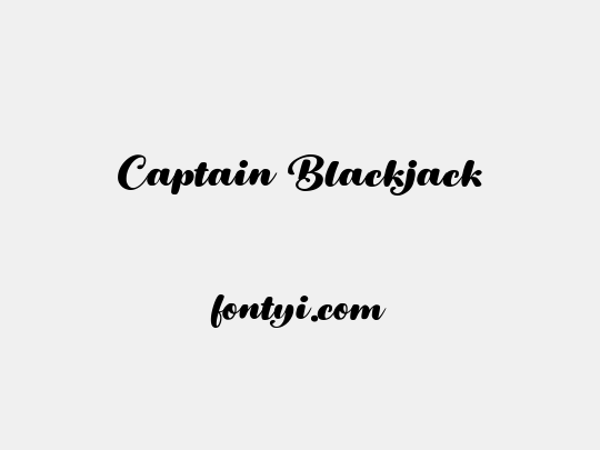 Captain Blackjack