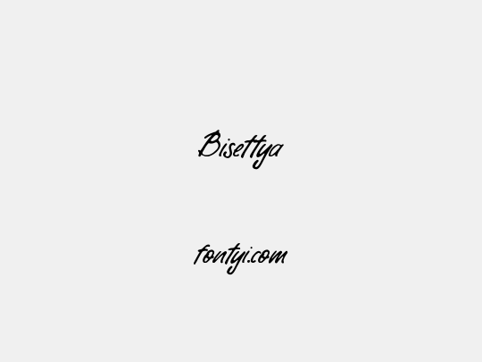 Bisettya