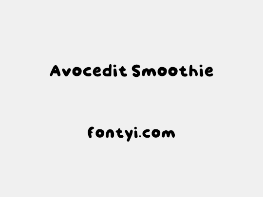 Avocedit Smoothie