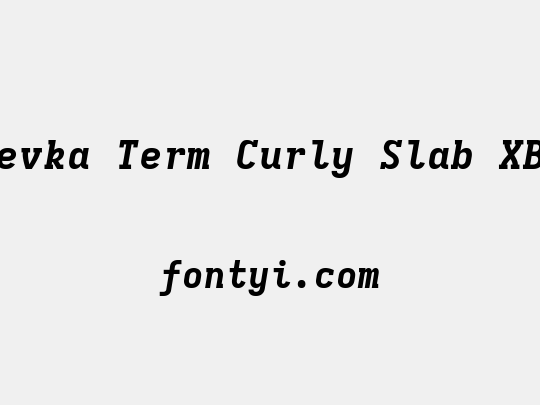Iosevka Term Curly Slab XBdEx