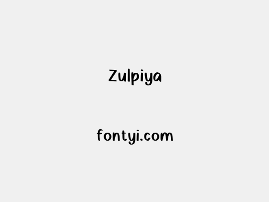 Zulpiya