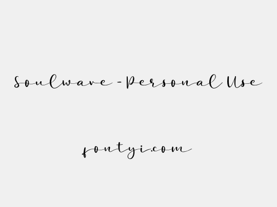 Soulwave - Personal Use