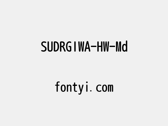 SUDRGIWA-HW-Md