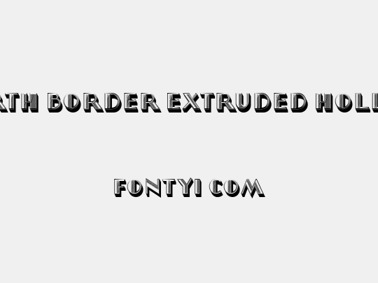 North Border Extruded Hollow