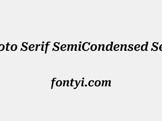 Roboto Serif SemiCondensed SemiBold