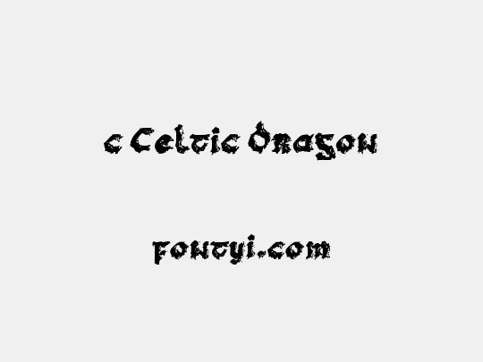 c Celtic Dragon